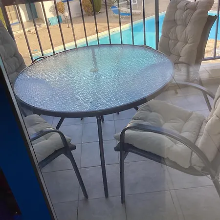 Apartment Blue Tasteful Complex Pool View Paphos